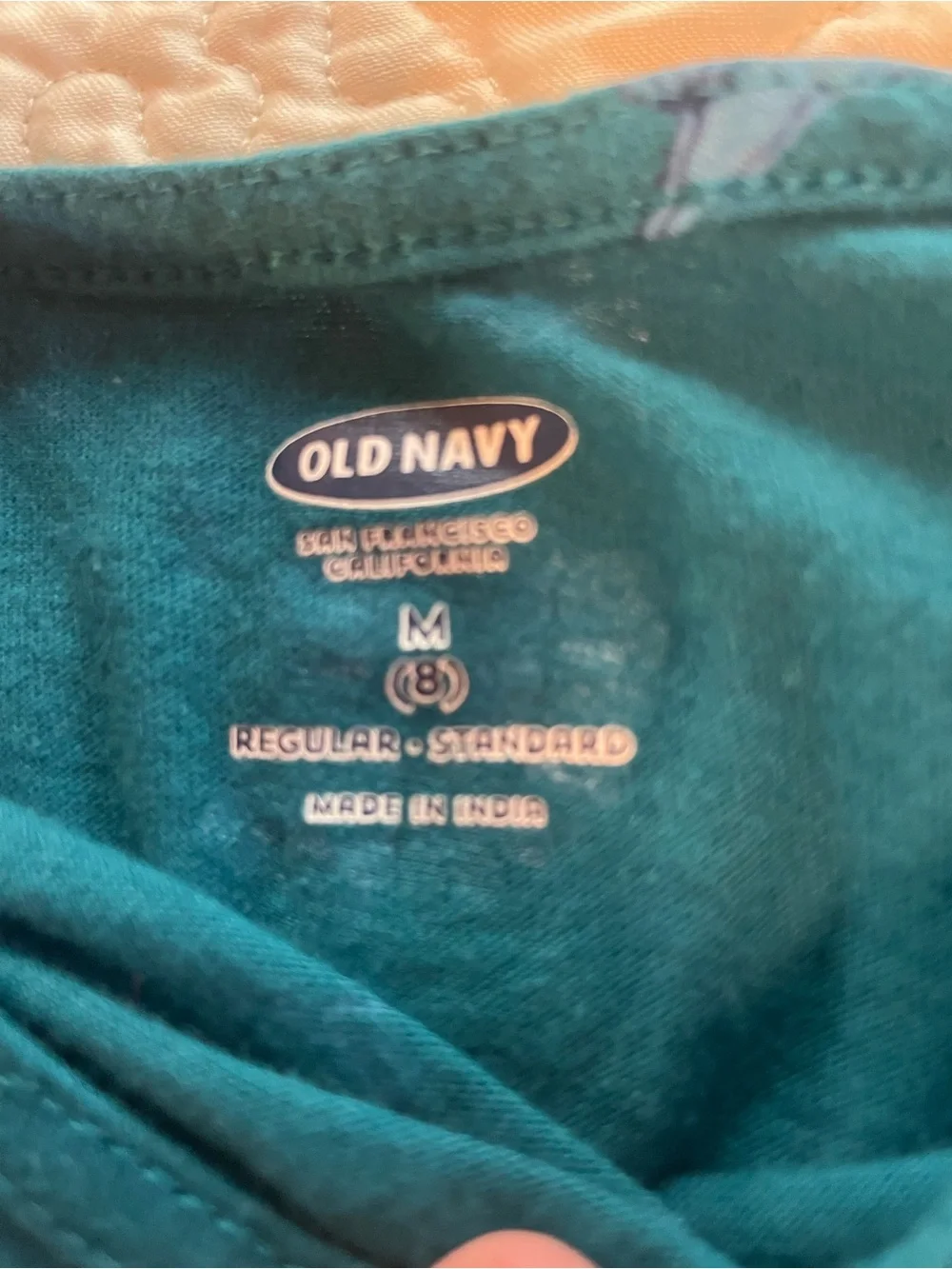 Old Navy Teal Floral Knit Dress